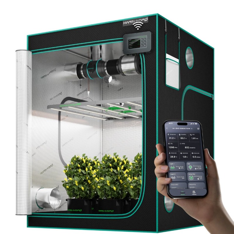 Grow Tent 4X4 - 480W 4x4피트(120x120cm) FC4800 EVO 풀 스펙트럼
