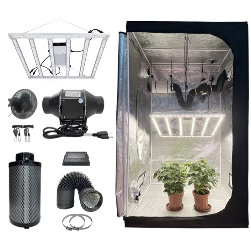 Grow Tent 4X4 - 4x4 재배 텐트 완전 세트 480W