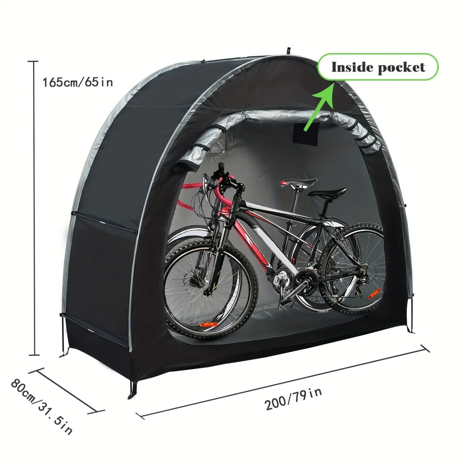 휴대용 접이식 자전거 보관 창고 텐트, 1-4 자전거용 - Grow Tent 4X4 리뷰 및 가격
