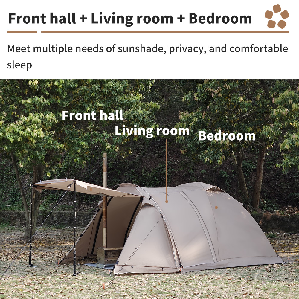 방화 핫 텐트 2인용 방수 확장 돔 텐트, 스토브 잭  - Grow Tent 4X4 리뷰 및 가격