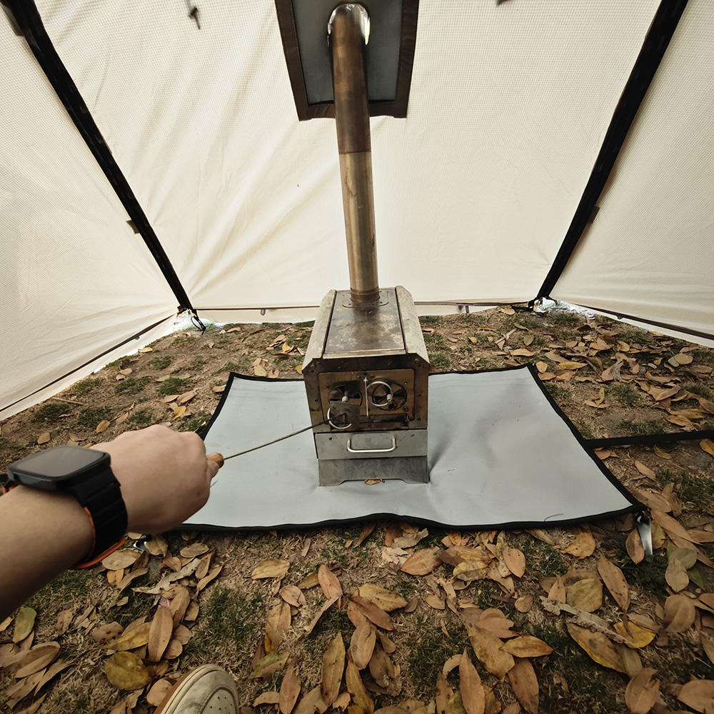 방화 핫 텐트 2인용 방수 확장 돔 텐트, 스토브 잭  - Grow Tent 4X4 리뷰 및 가격